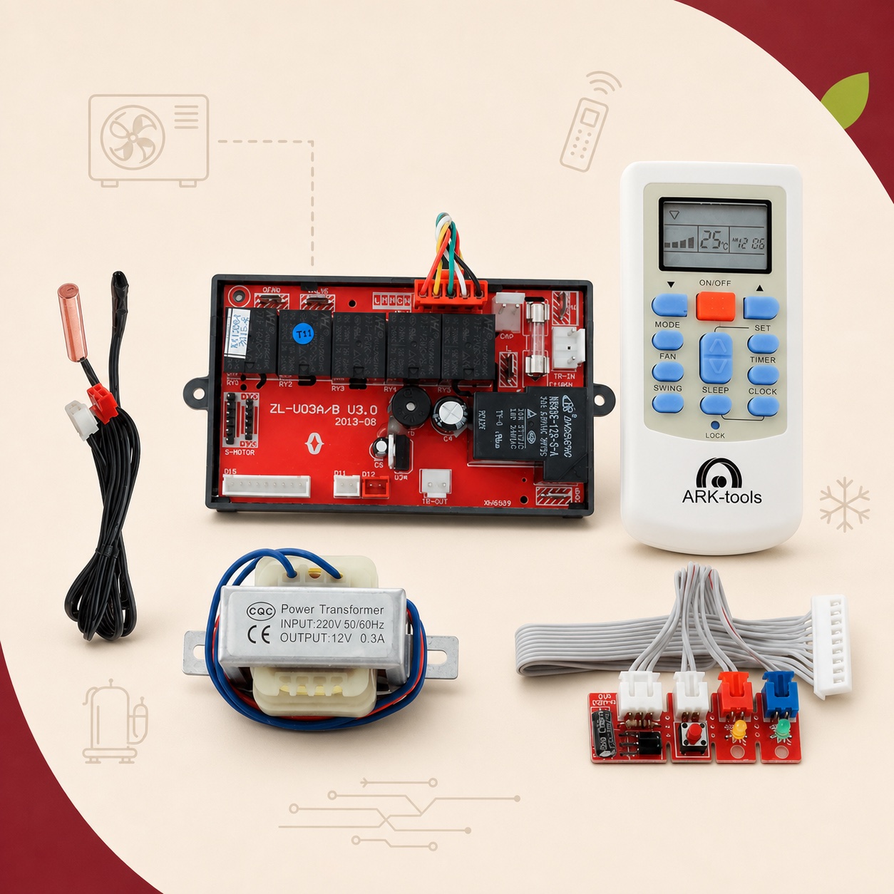 Tarjeta universal con control ARK-tools AR-U03A