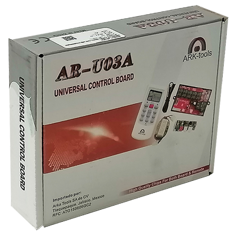 Accesorios incluidos con la tarjeta AR-U03A