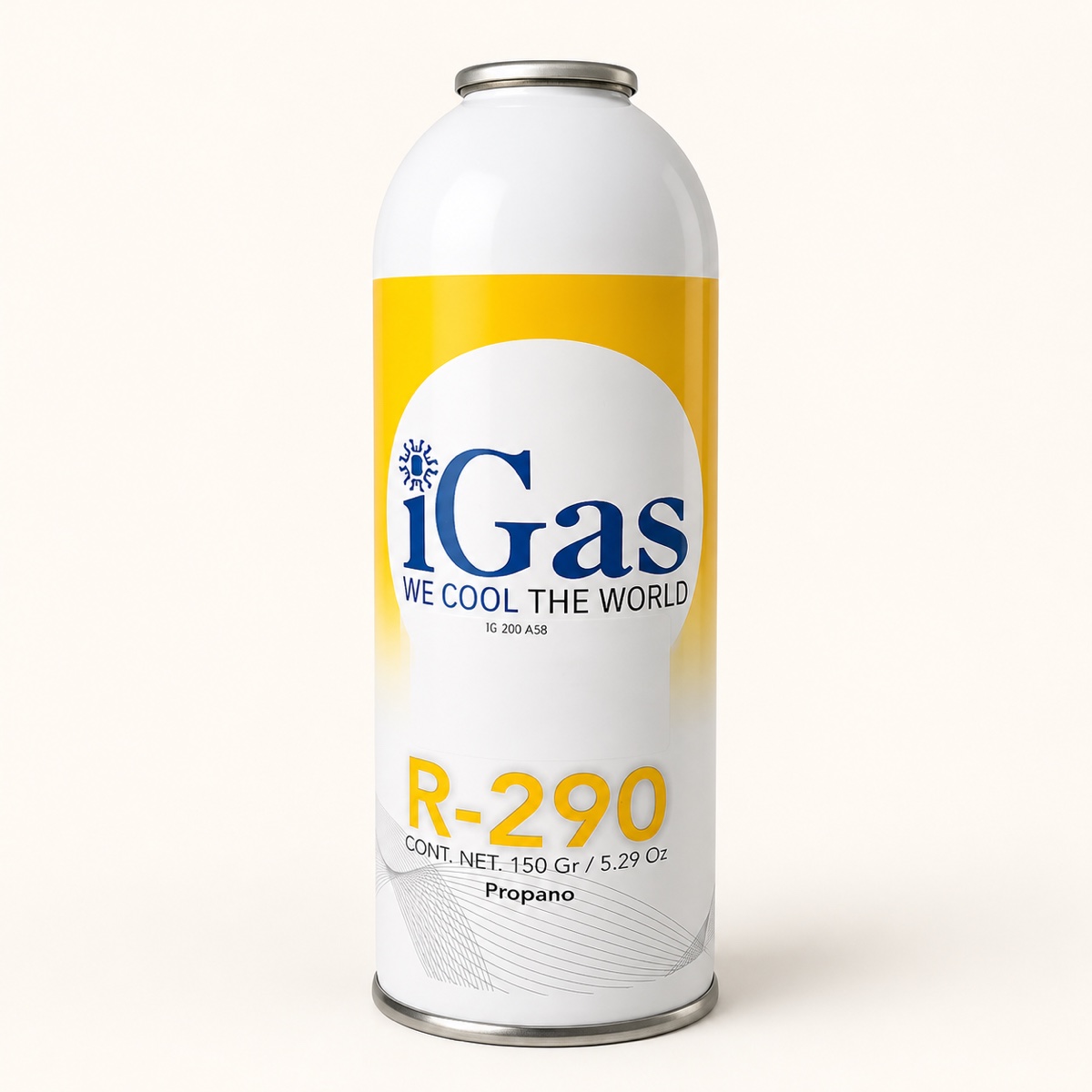 Gas refrigerante iGas R-290 de 150 gramos